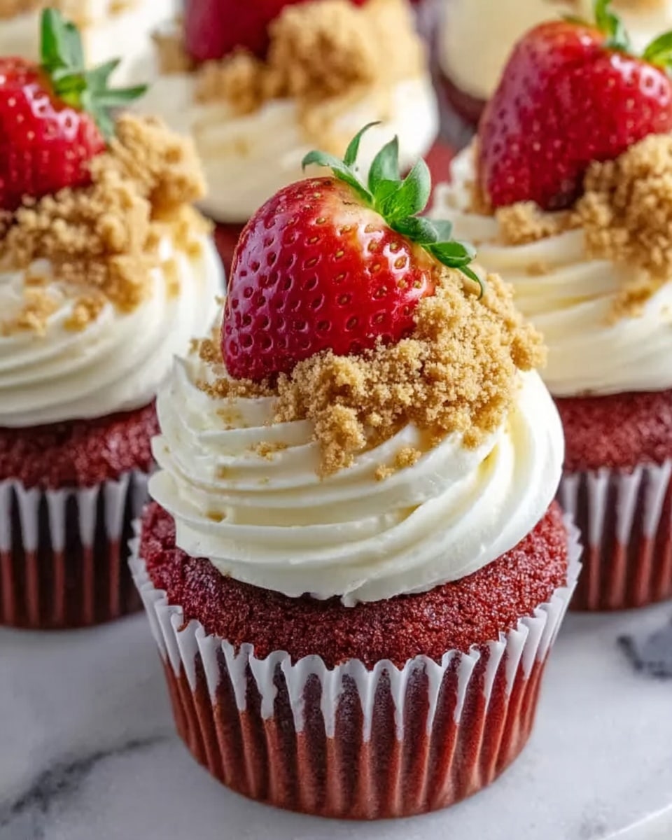 Red Velvet Cheesecake Cupcakes Recipe