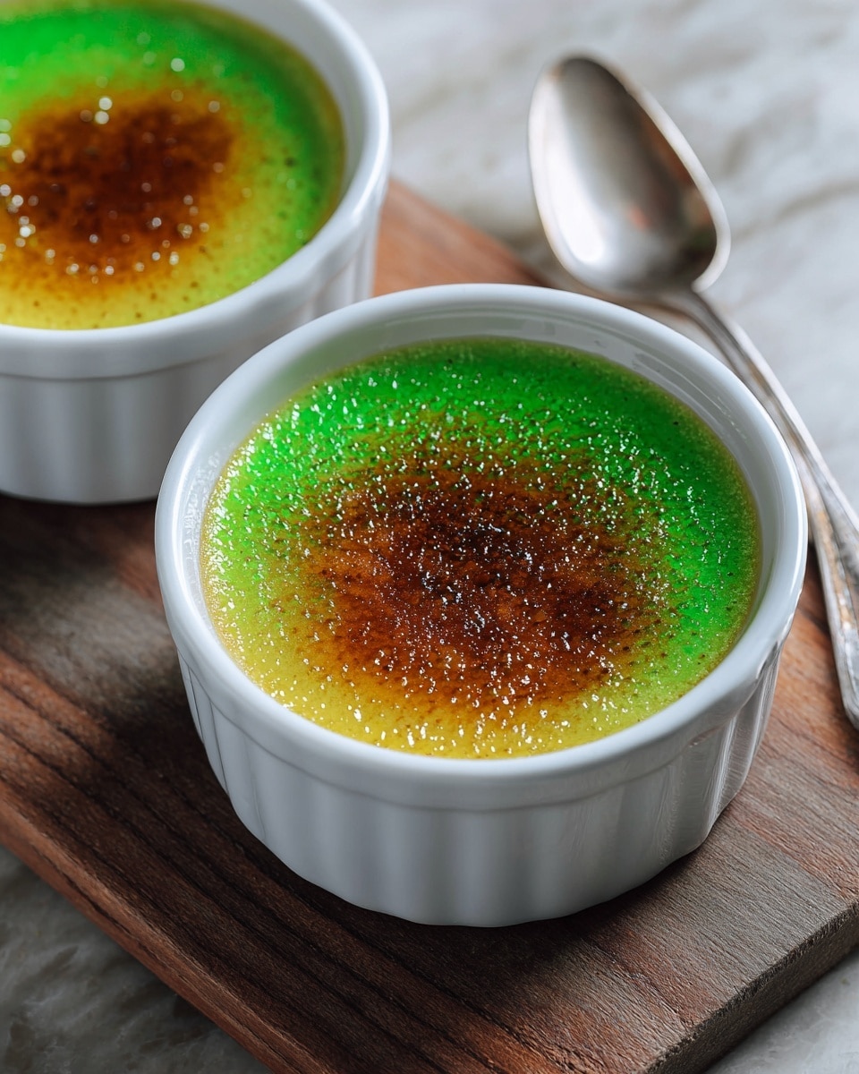 Pandan Creme Brûlée Recipe - Recipe Image