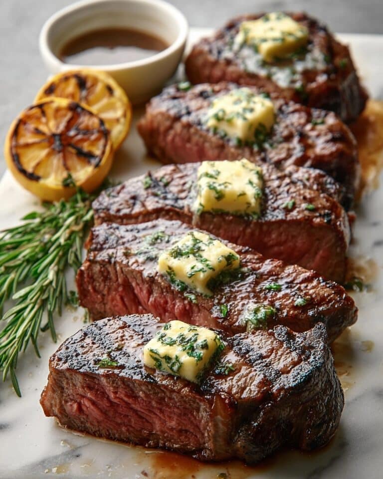 Grilled Tenderloin With Herb Butter Recipe