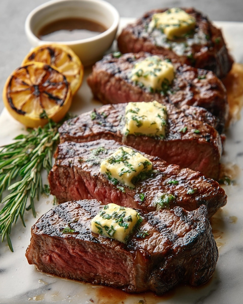 Grilled Tenderloin With Herb Butter Recipe - Recipe Image
