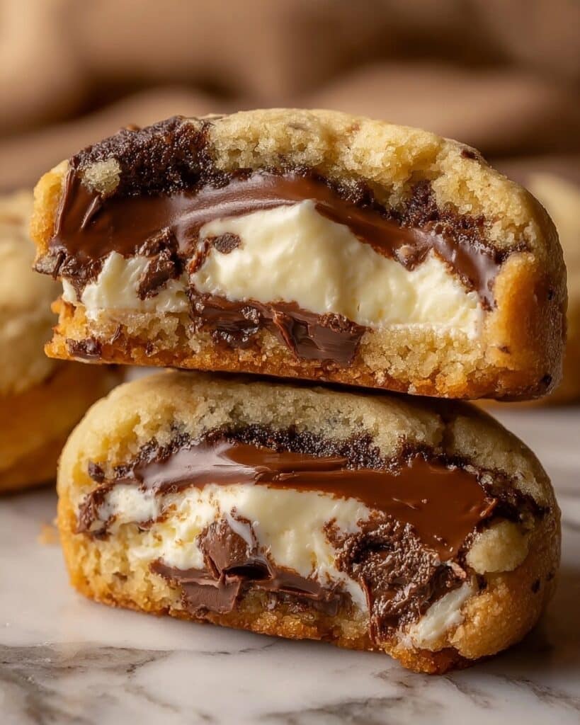 Cheesecake-Filled Chocolate Chip Cookies Recipe