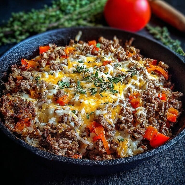 One Pot Unstuffed Pepper Skillet Recipe