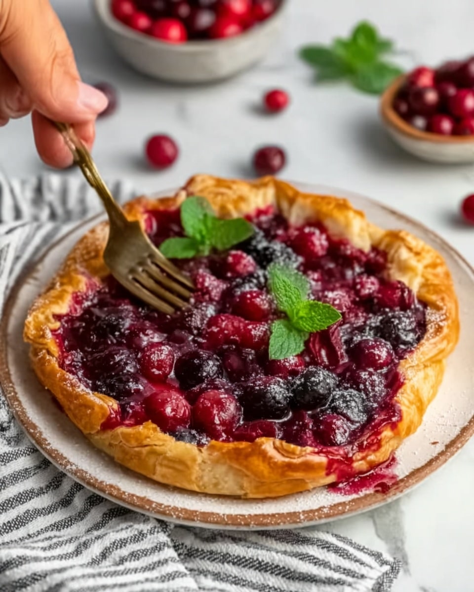 Cranberry Galette Recipe - Recipe Image
