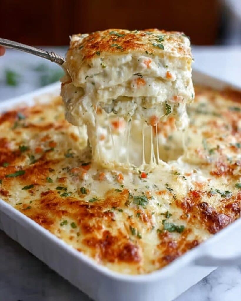 Creamy Seafood Lasagna with Spinach and Cheese Recipe
