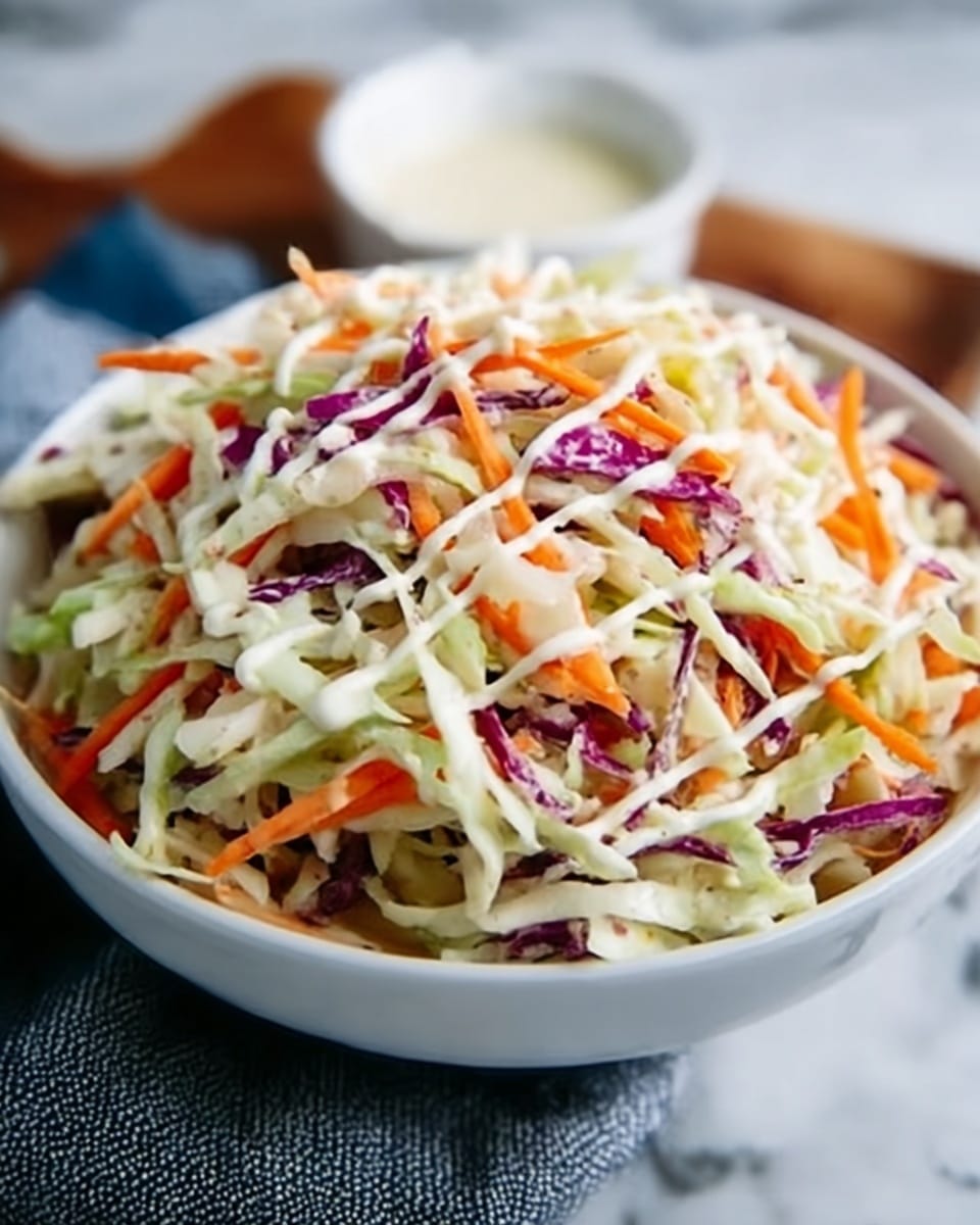 The Best Old-Fashioned Creamy Coleslaw Recipe - Recipe Image