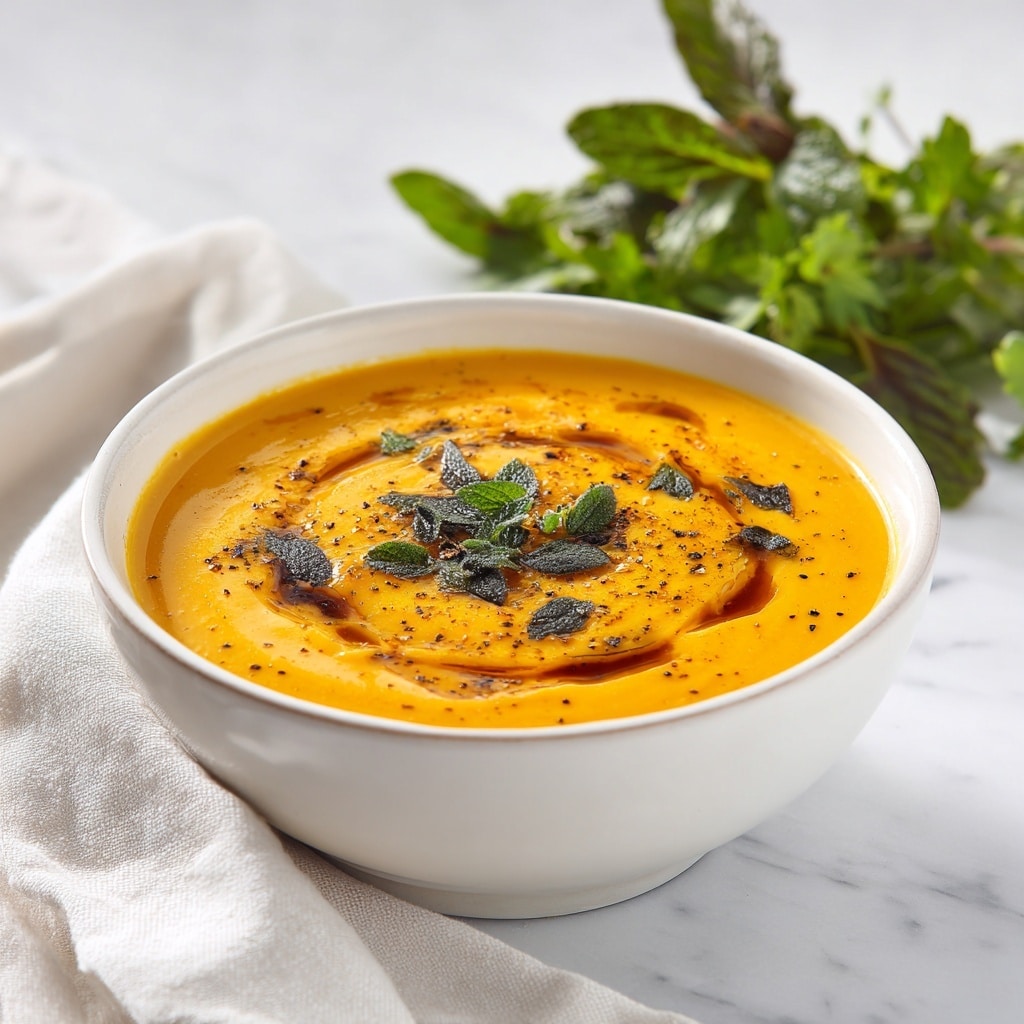 One Pot Creamy Carrot Lentil Soup Recipe - Recipe Image
