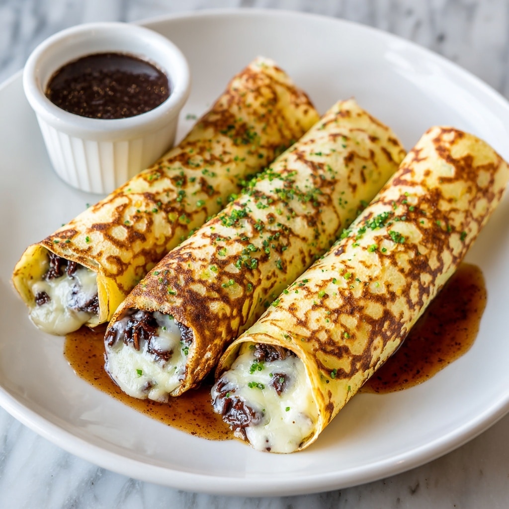 French Dip Tortilla Rollups: Easy Beefy Appetizer Recipe - Recipe Image