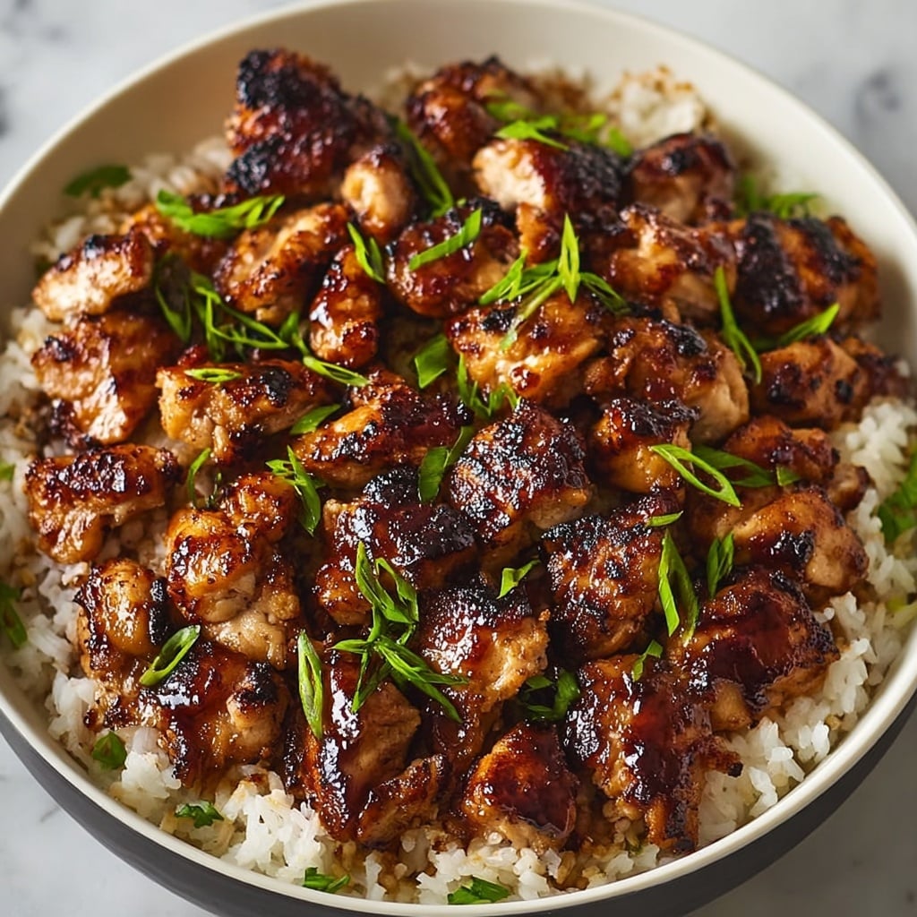 Honey BBQ Chicken Rice Recipe