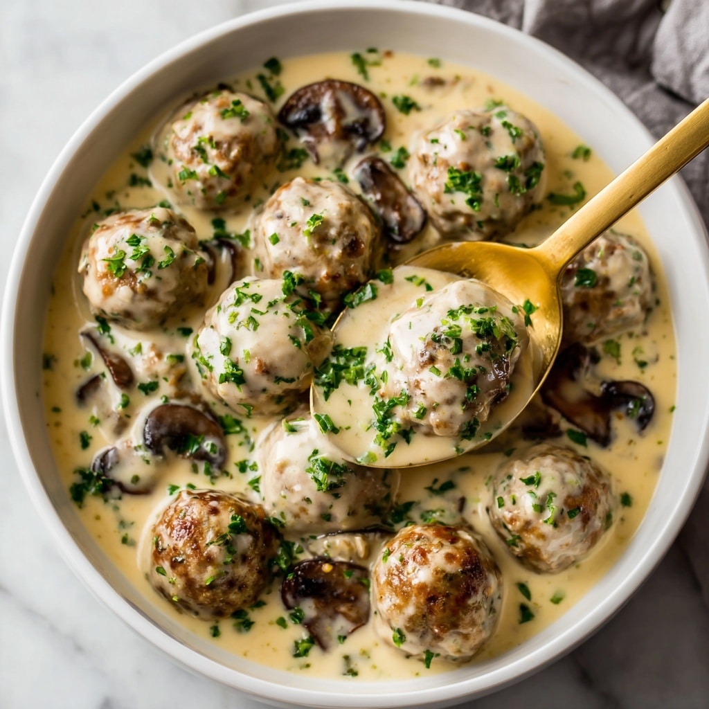 Crockpot Meatball Stroganoff Recipe - Recipe Image