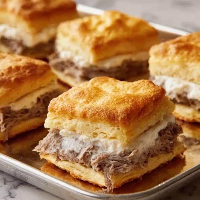 Baked French Dip Biscuits Recipe
