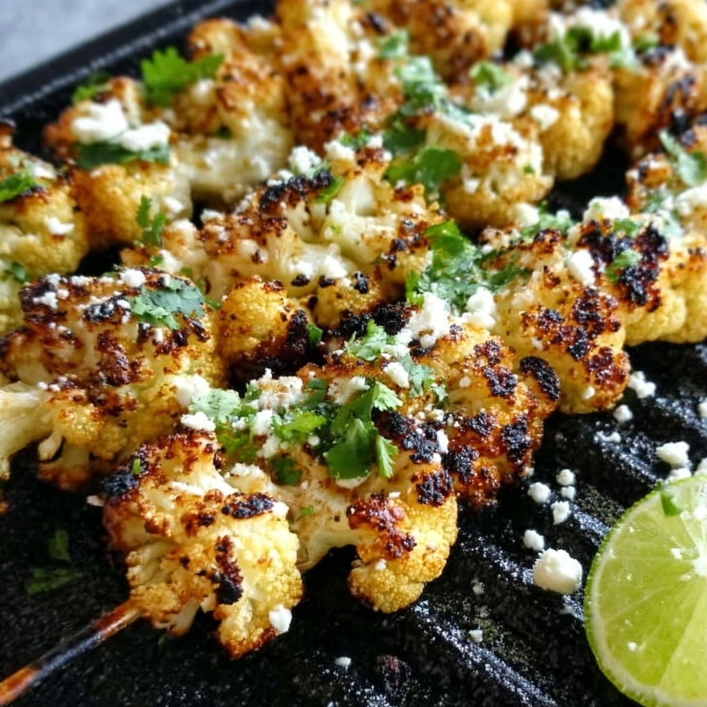Mexican Street Style Grilled Cauliflower Recipe - Recipe Image