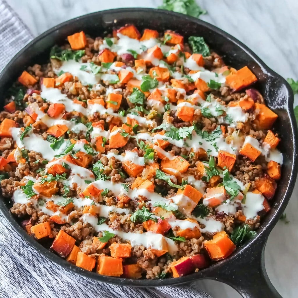 Ground Turkey Sweet Potato Skillet Recipe - Recipe Image