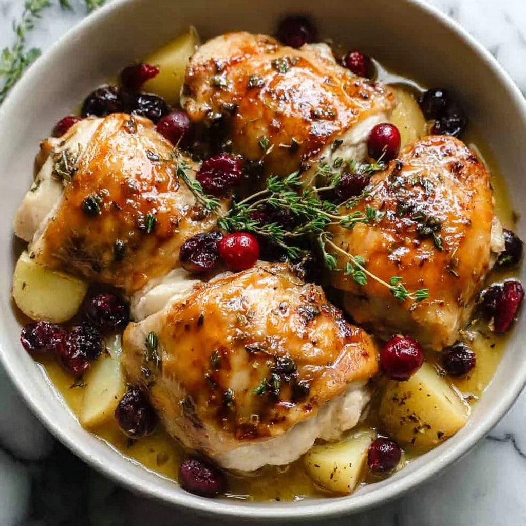 Impressive Cranberry Brie Stuffed Chicken Recipe - Recipe Image