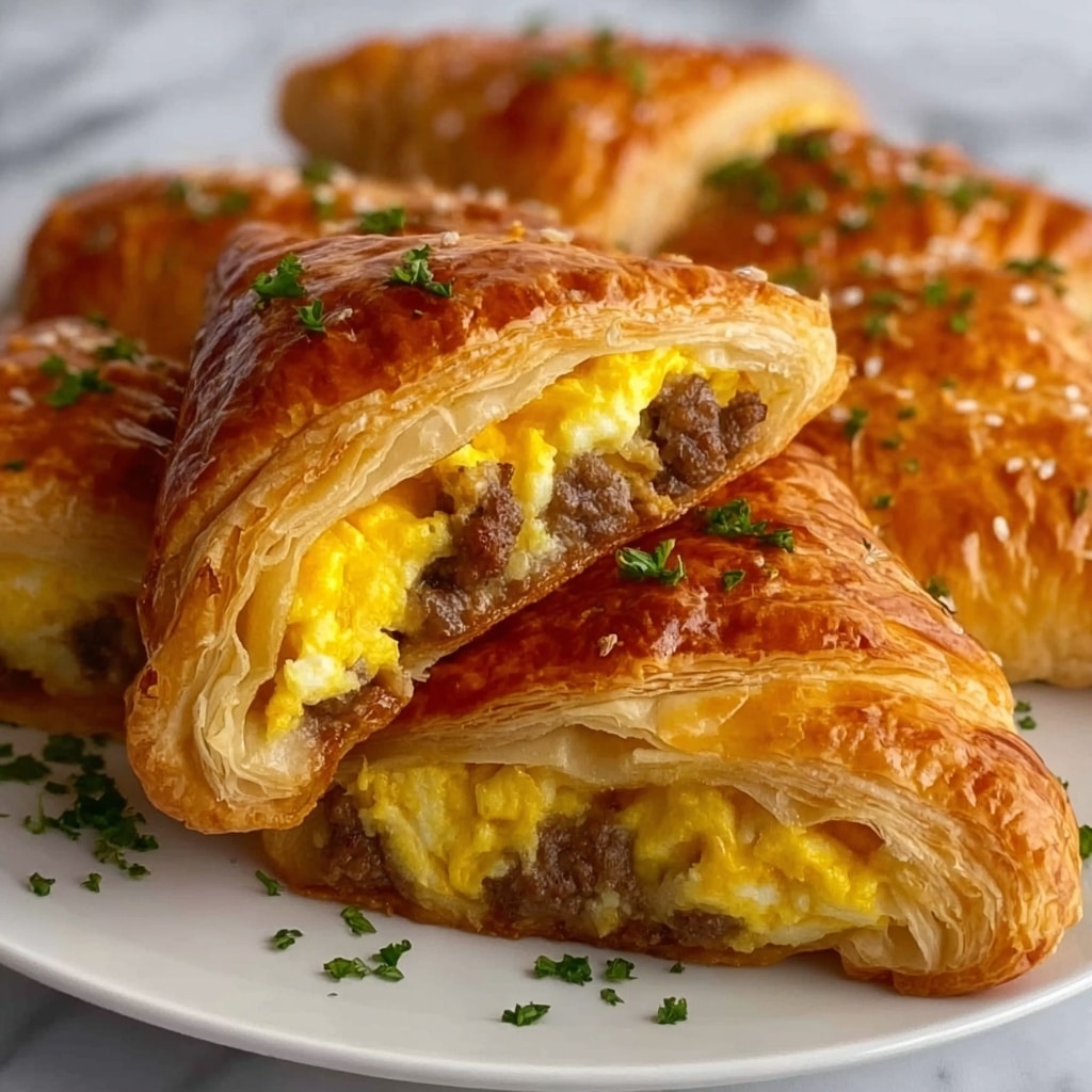 Sausage, Egg & Cheese Crescent Rolls Recipe - Recipe Image