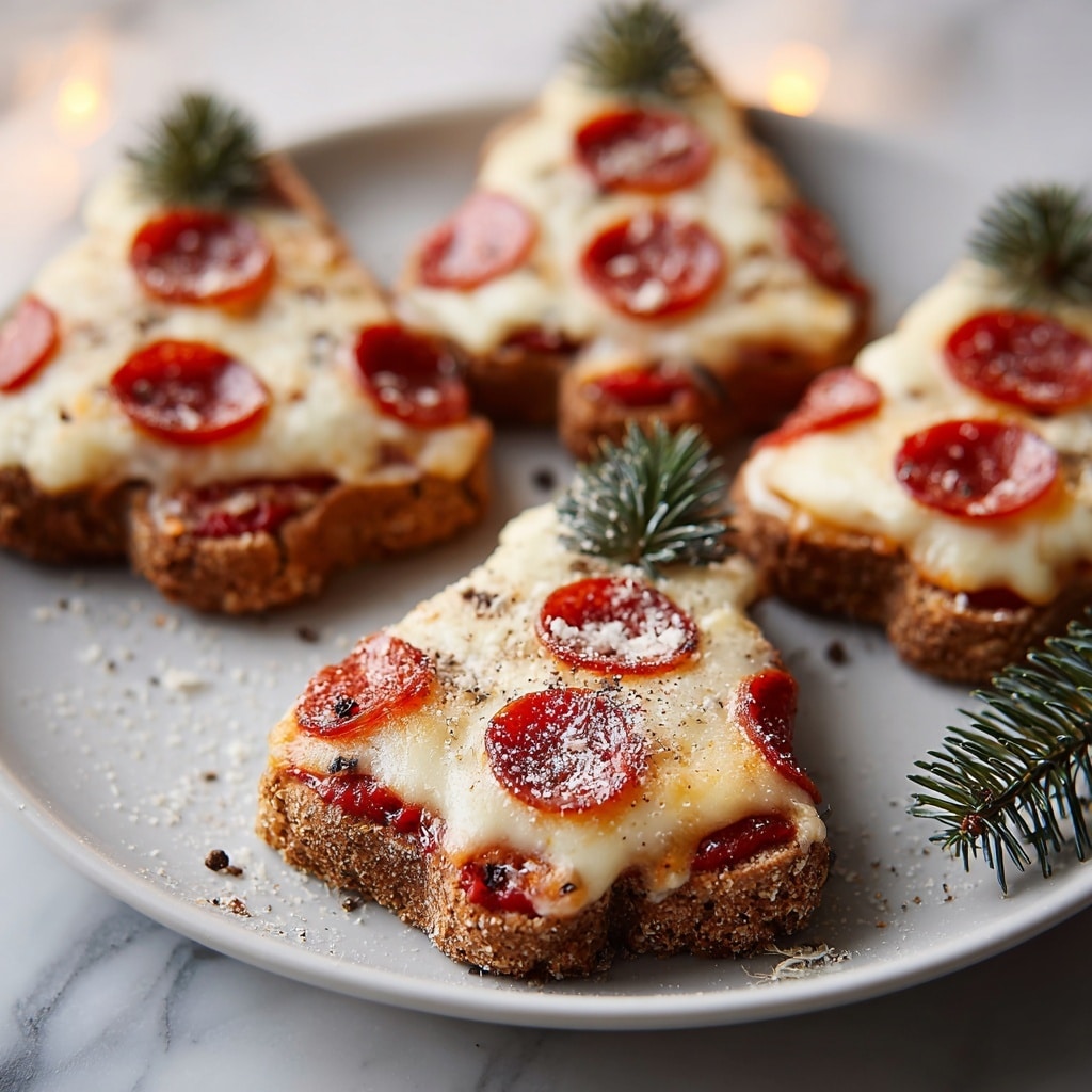 Festive Christmas Tree Pizza Recipe