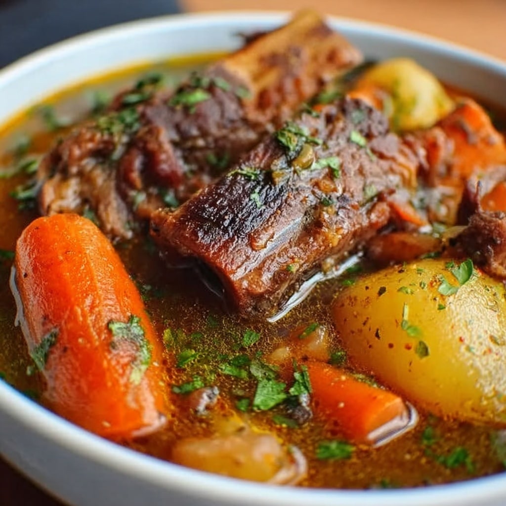 Apple Carrot Beef Rib Soup Recipe - Recipe Image