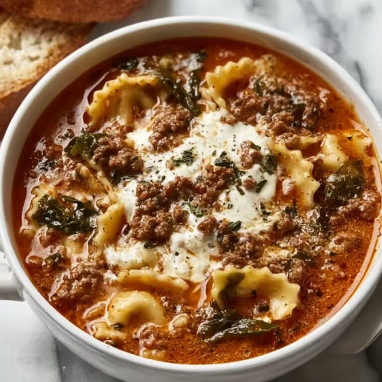 Crock Pot Lasagna Soup Recipe