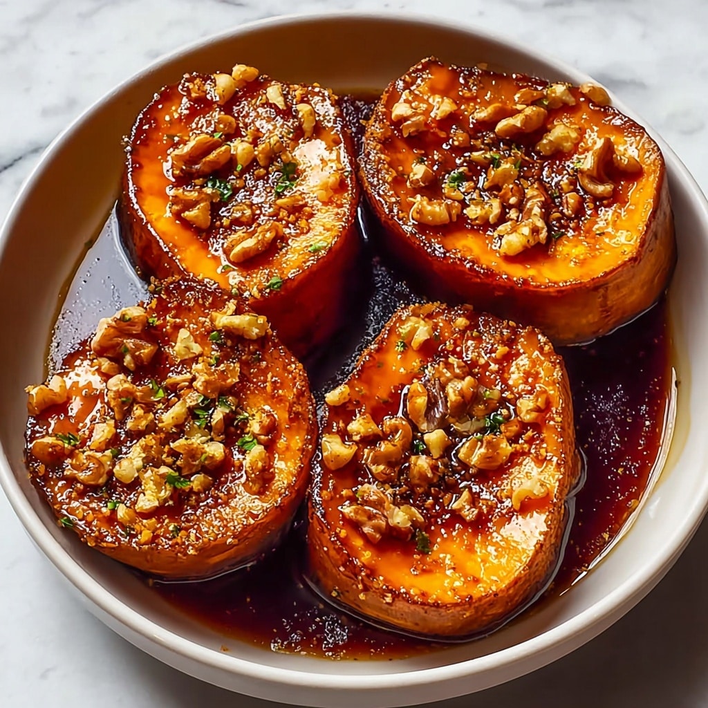 Sticky Tahini Butter Sweet Potatoes: An Incredible 7-Step Recipe - Recipe Image