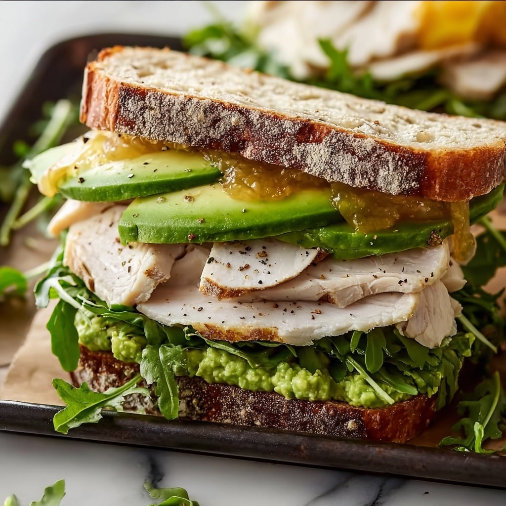 Honey Mustard Turkey Avocado Sandwich for Summer Bliss Recipe