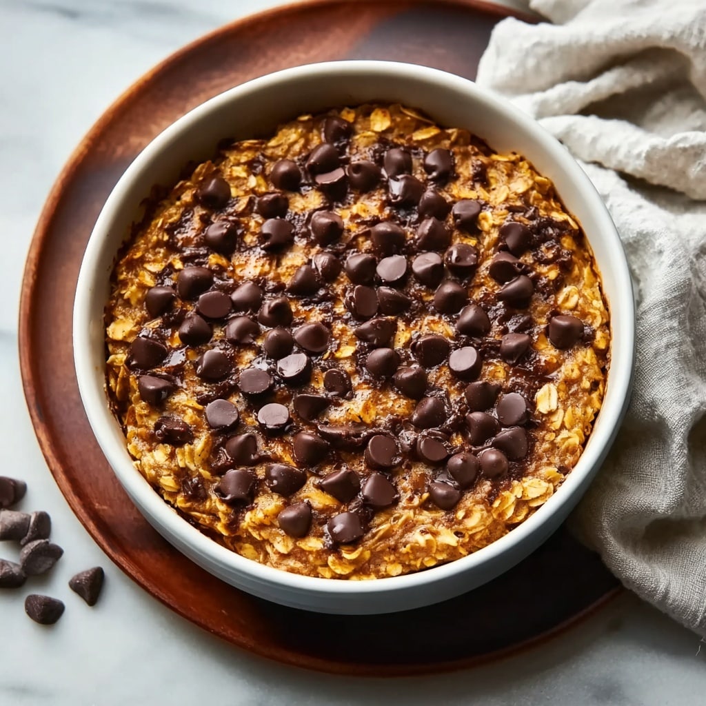 Sweet and Spiced Pumpkin Baked Oatmeal Recipe - Recipe Image