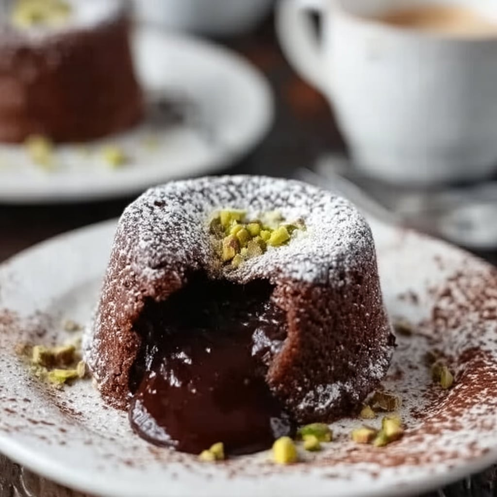 Pistachio Chocolate Lava Cakes Recipe - Recipe Image