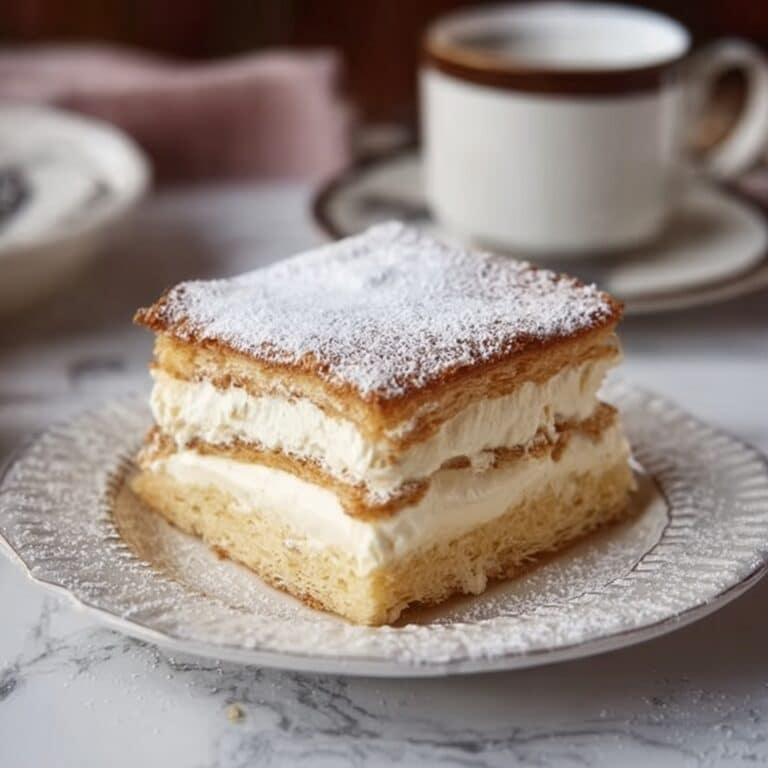 Karpatka – Polish Carpathian Cream Cake Recipe