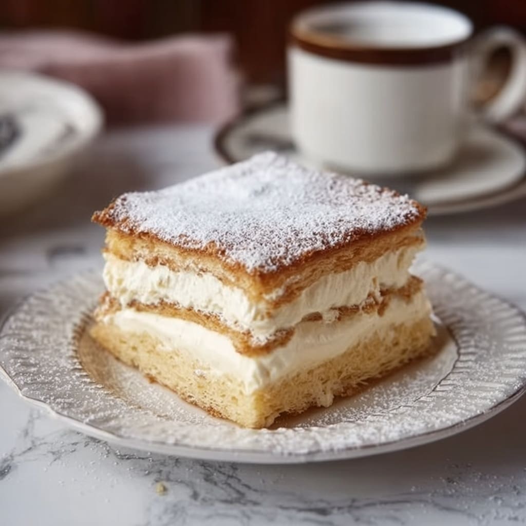 Karpatka – Polish Carpathian Cream Cake Recipe