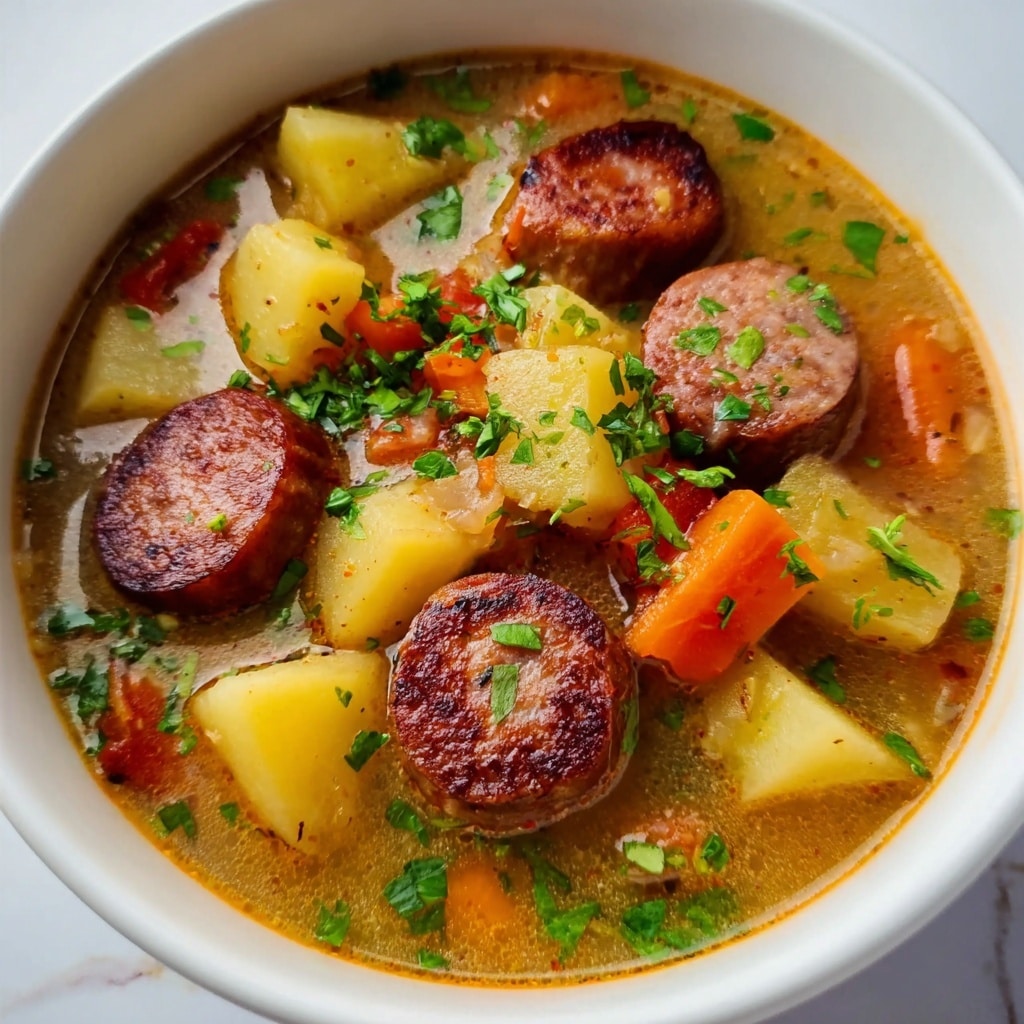 Creamy Cajun Potato Soup with Andouille Sausage Recipe