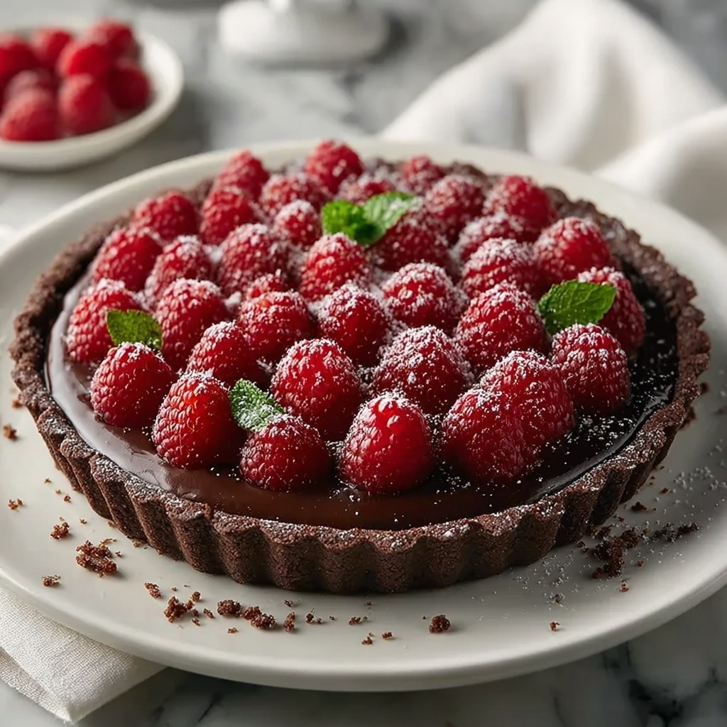 Chocolate Raspberry Tart: An Amazing Ultimate Recipe - Recipe Image