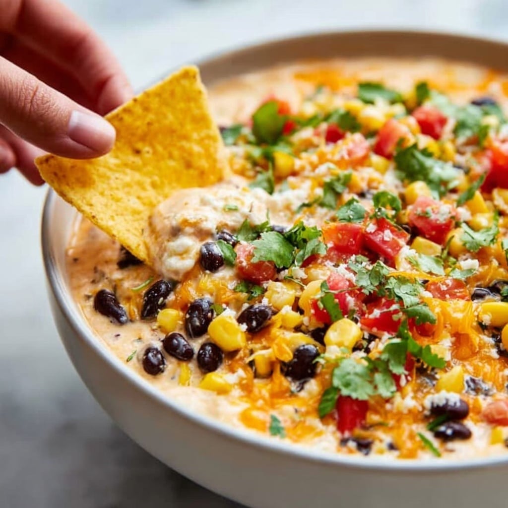 Black Bean Corn Mexican Fiesta Dip Recipe