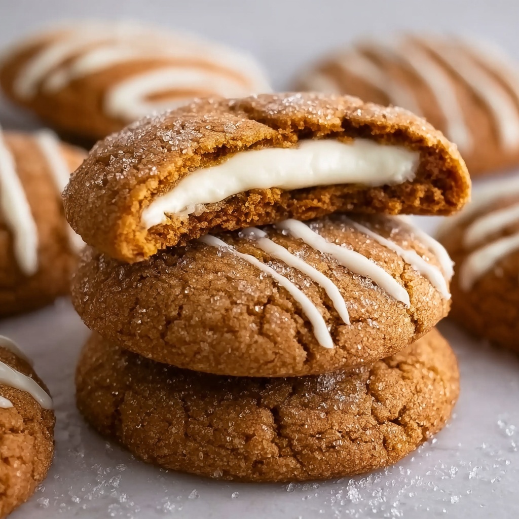 Gingerbread Cheesecake Cookies Recipe - Recipe Image