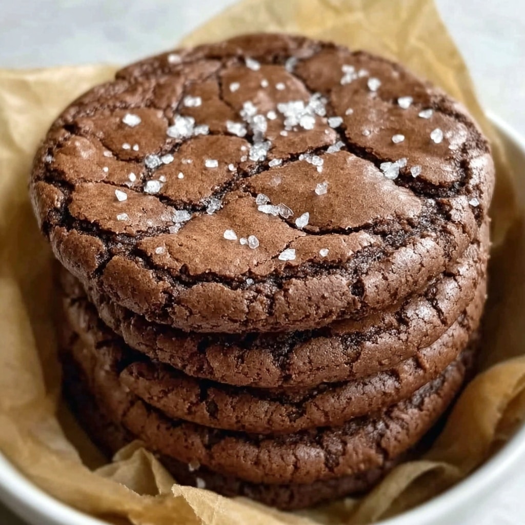 Easy Salted Brownie Cookies Recipe - Recipe Image