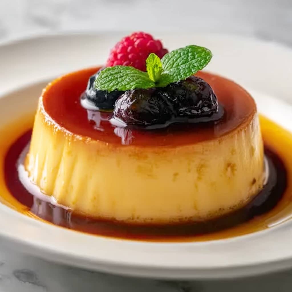 Easy Flan Recipe - Recipe Image