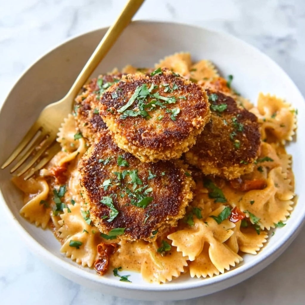 Southern Style Creamy Parmesan Chicken Pasta Recipe - Recipe Image