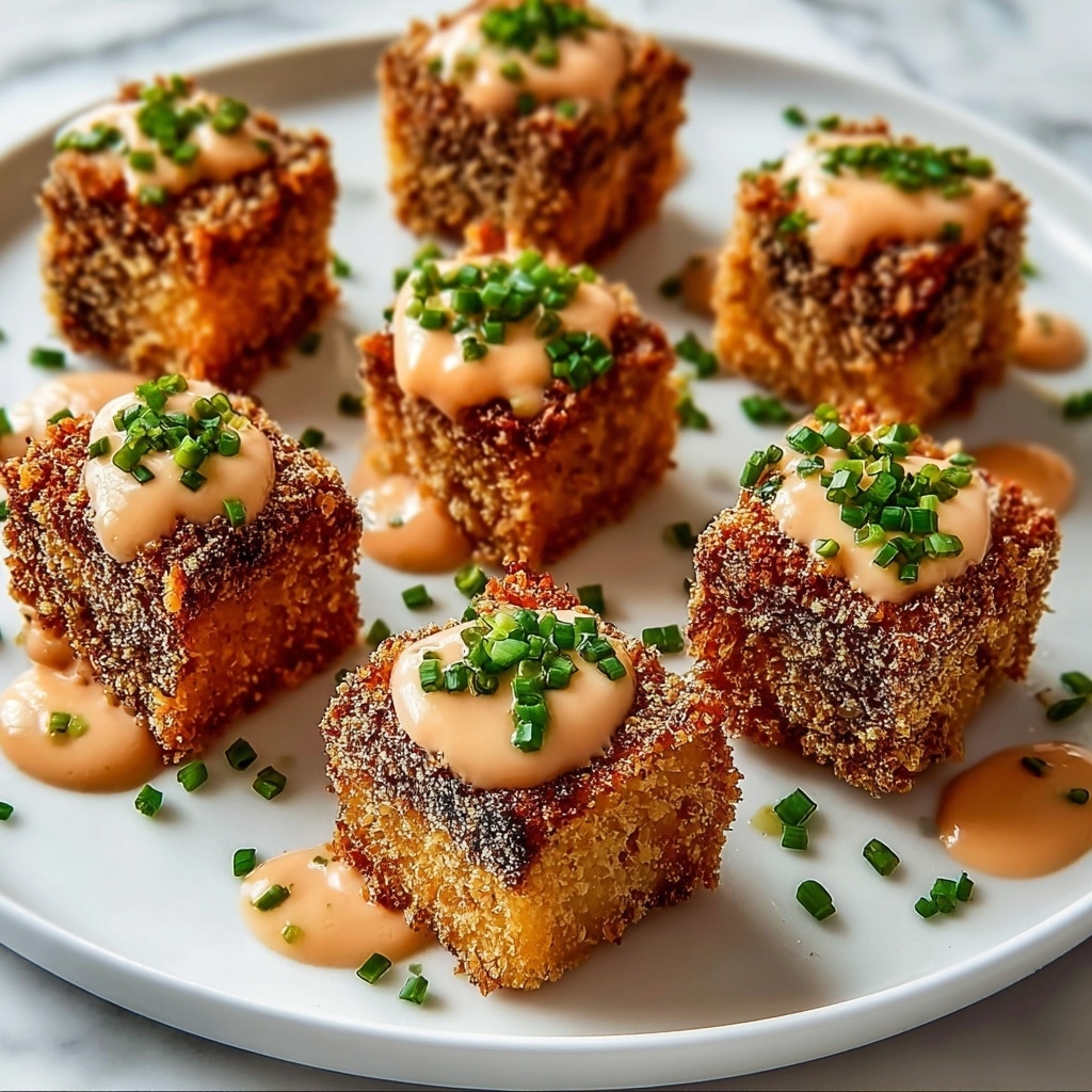 Crispy Bang Bang Salmon Bites with Spicy Sweet Chili Sauce Recipe - Recipe Image