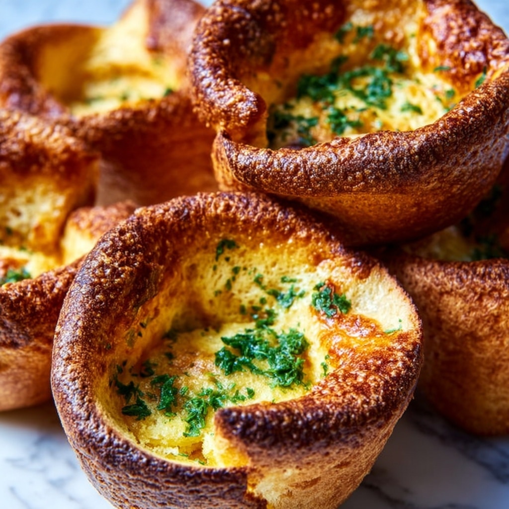Pancetta Parmesan Black Pepper Popovers Recipe - Recipe Image