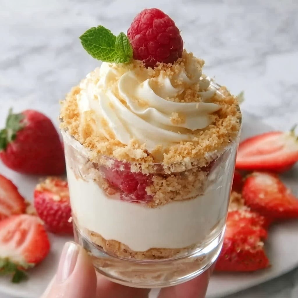 Fluffy No-Bake Cheesecake Pudding Cups Recipe - Recipe Image