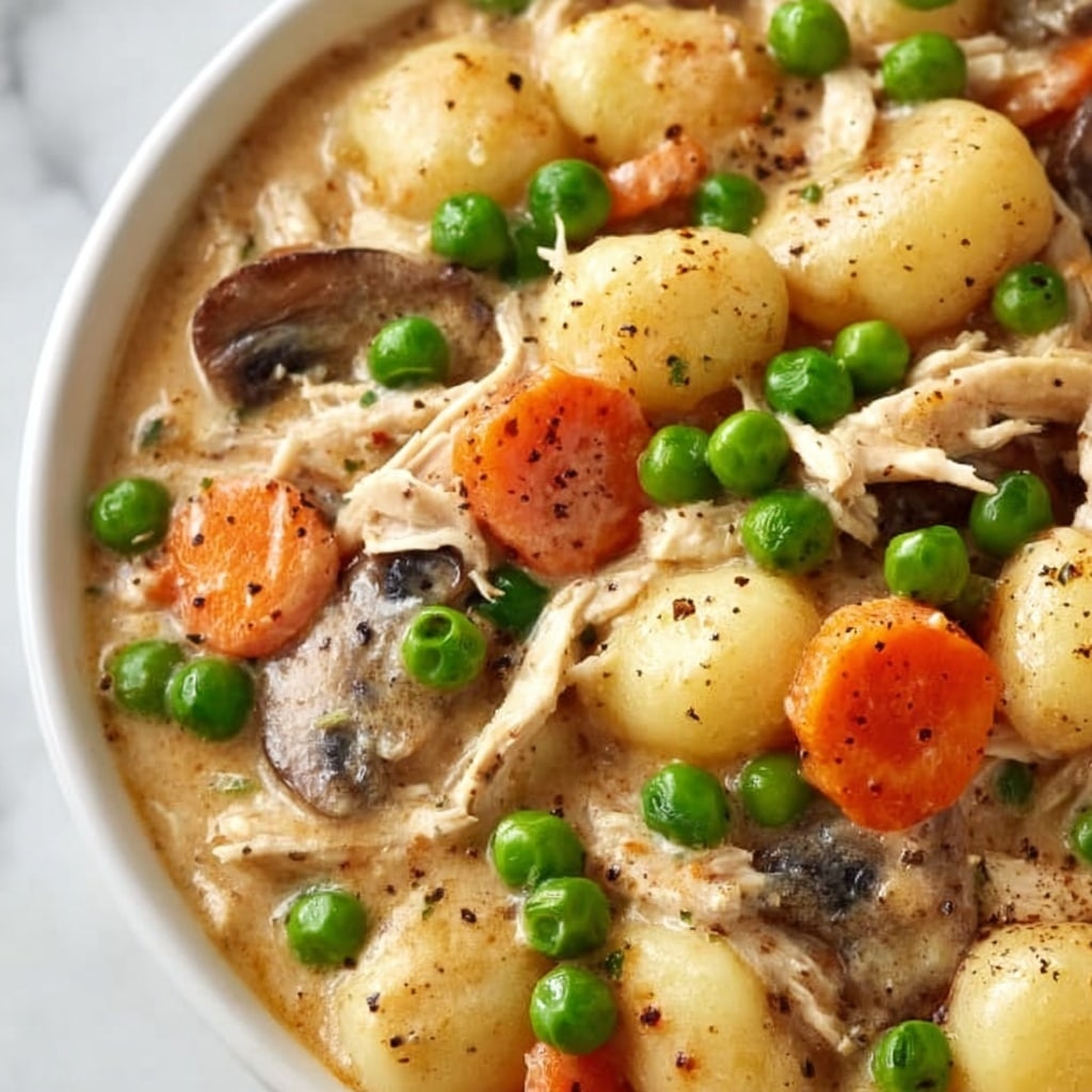 Creamy Chicken and Gnocchi Pot Pie Recipe - Recipe Image