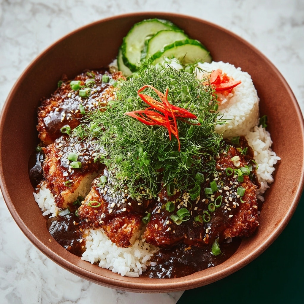 Taiwanese Fried Chicken Cutlet with Orange Honey and Miso Glaze Recipe - Recipe Image