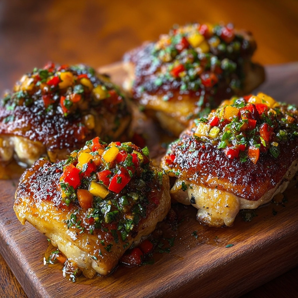 Savory Mediterranean Chicken Thighs Recipe - Recipe Image