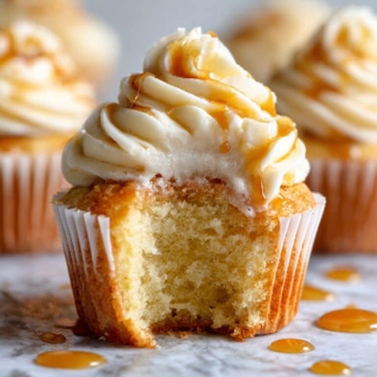 Honey Peach Cream Cheese Cupcakes Recipe