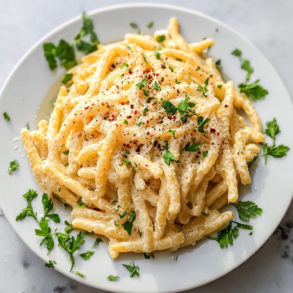 One Pot Creamy Garlic Pasta Recipe