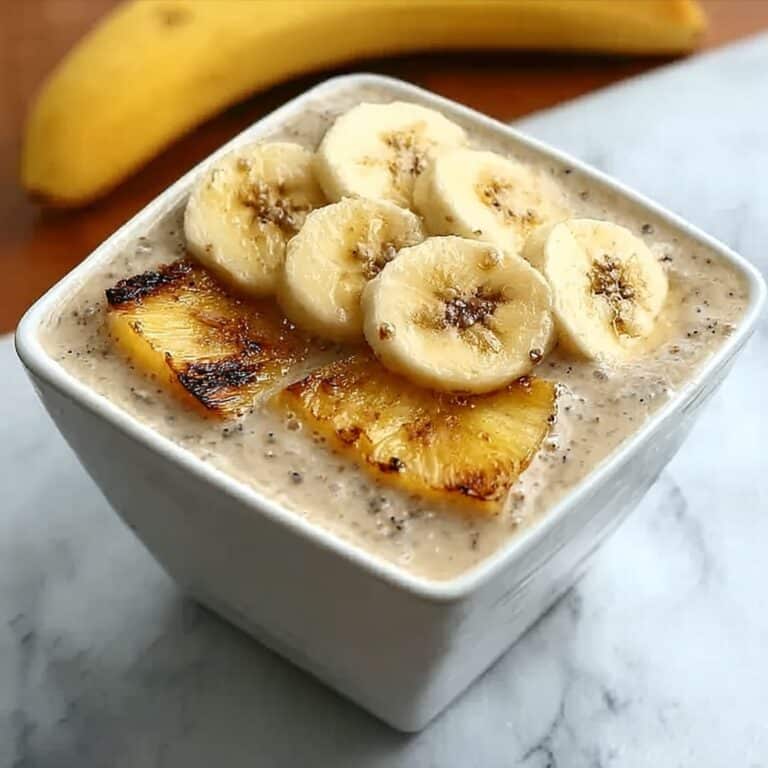 Tropical Pineapple and Banana Smoothie Recipe