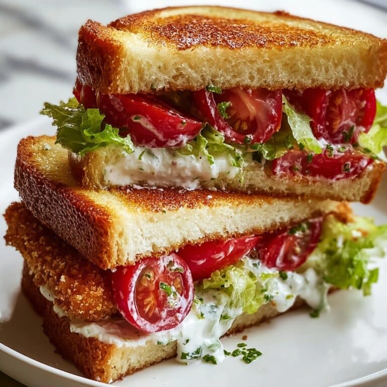 Crunchy Chicken Caesar Sandwich Recipe – Quick & Easy Recipe