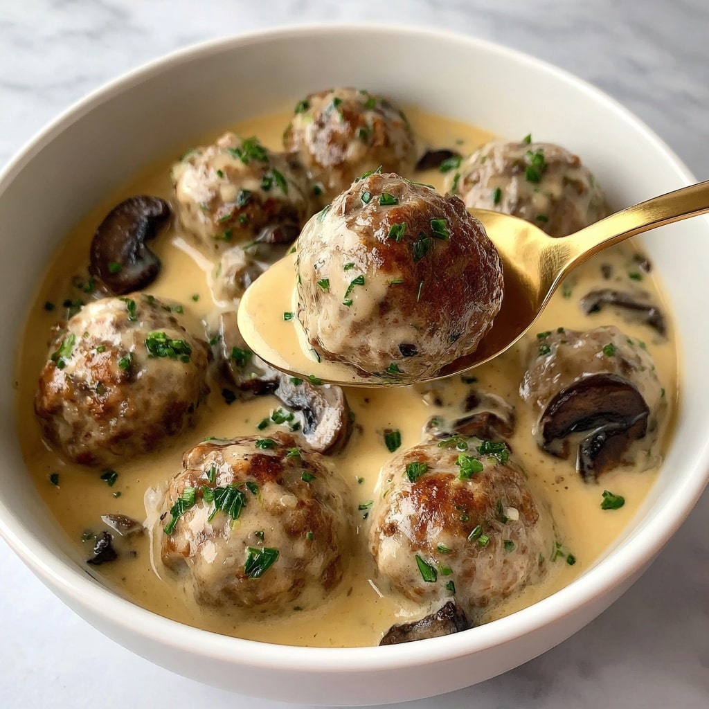 Crockpot Meatball Stroganoff Recipe