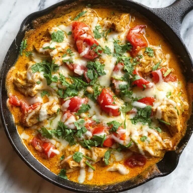 Skillet Chicken Con Queso Recipe