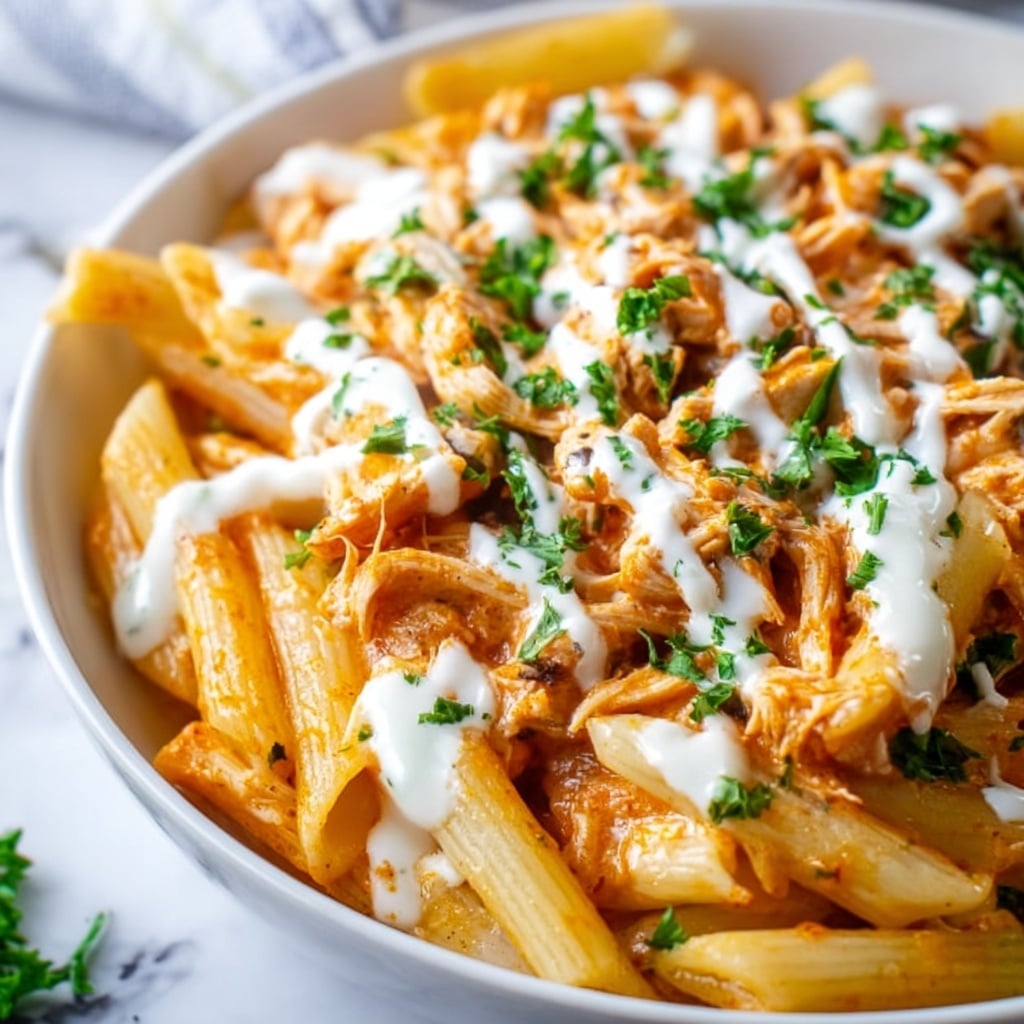 Buffalo Chicken Pasta Recipe - Recipe Image