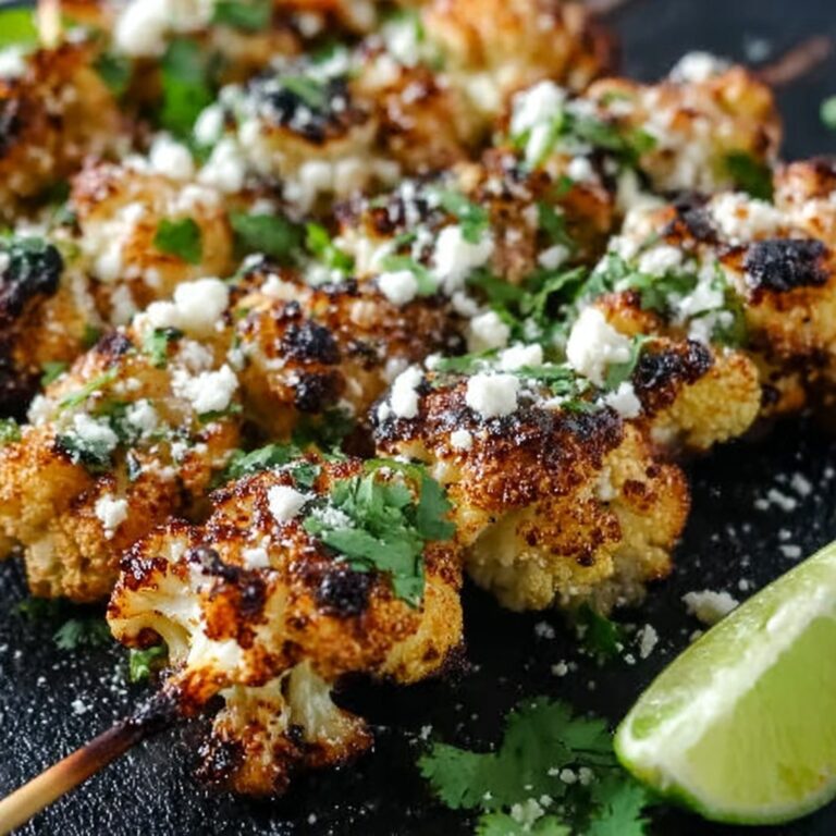 Mexican Street Style Grilled Cauliflower Recipe