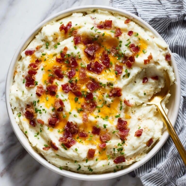 Slow Cooker Loaded Mashed Potatoes with Ranch Recipe
