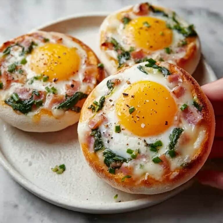 English Muffin Breakfast Pizzas Recipe